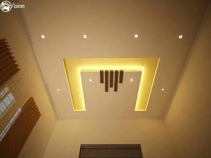 ceiling pop design small hall images