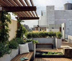 modern terrace