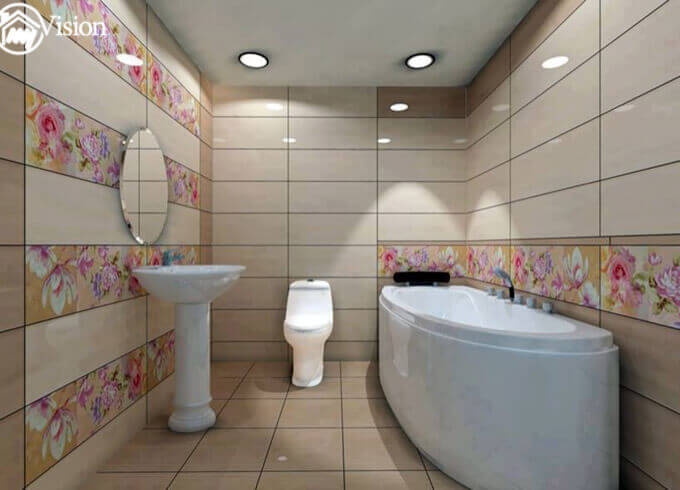 latest bathroom tiles designs
